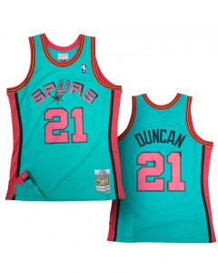 Tim Duncan San Antonio Spurs 1998-99 Mitchell & Ness Reload 2.0 Swingman dres