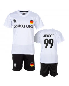 Deutschland UEFA Euro 2020 Poly Kinder Training Trikot Komplet Set (Druck nach Wahl +13,11€)