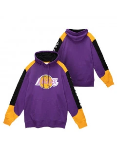 Los Angeles Lakers Mitchell & Ness Fusion pulover s kapuco