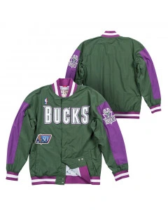 Milwaukee Bucks 1996-97 Mitchell & Ness Authentic Warm Up giacca