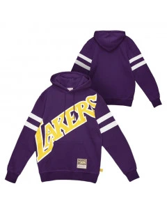 Los Angeles Lakers Mitchell & Ness Big Face 2.0 Substantial Kapuzenpullover Hoody