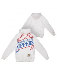 Los Angeles Clippers Mitchell & Ness Big Face 2.0 Substantial maglione con cappuccio