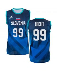 Slovenia Adidas KZS Replica Olympic Jersey  (Optional printing +18€)