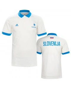 Slovenia KZS Adidas Polo T-Shirt White