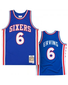 Julius Erving 6 Philadelphia 76ers 1976-77 Mitchell & Ness Swingman Trikot