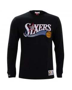 Philadelphia 76ers Mitchell and Ness Legendary Slub Longsleeve majica