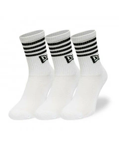 New Era Stripe Crew 3x Socken