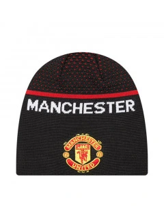 Manchester United New Era Engineered Black Skull Wintermütze