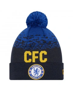 Chelsea New Era Wordmark Marl Pom Beanie