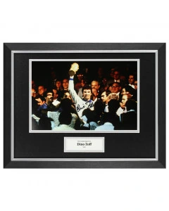 Dino Zoff Signed Photo Framed 16"x12" Italy Autograph Memorabilia Display COA