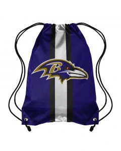 Baltimore Ravens Team Stripe Drawstring sacca sportiva