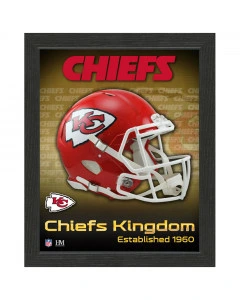 Kansas City Chiefs Team Helmet Rahmen