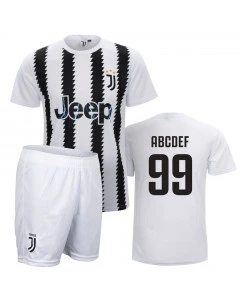 Juventus Takedown Poly Komplet Set Kinder Trikot (Druck nach Wahl +16€)