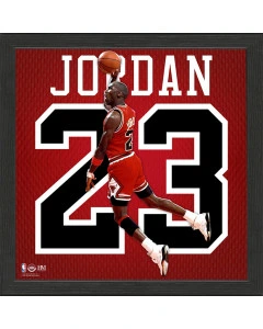 Michael Jordan 23 Chicago Bulls Impact Jersey Frame fotografija v okvirju