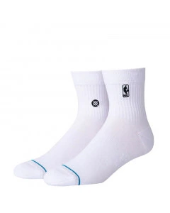 NBA Logoman Stance White Qtr calze 