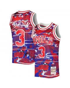 Allen Iverson 3 Philadelphia 76ers 1996-97 Mitchell and Ness Swingman Asian Heritage Trikot 5.0