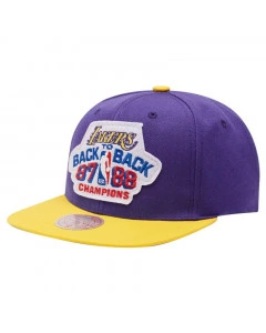 Los Angeles Lakers Mitchell and Ness HWC B2B 1988-89 cappellino