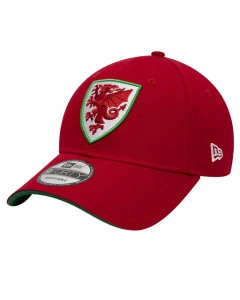 Wales FA New Era 9FORTY Rear Tab Velcro Cappellino