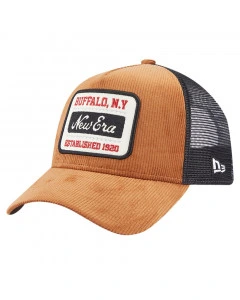 New Era Cord Brown A-Frame Trucker Mütze