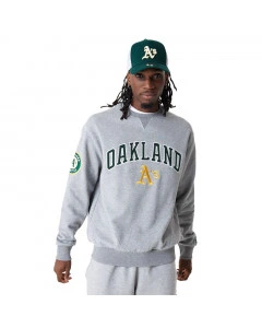 Oakland Athletics New Era Large Logo Crew Neck pulover