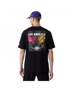 Los Angeles Lakers New Era City Graphic Oversized  T-Shirt