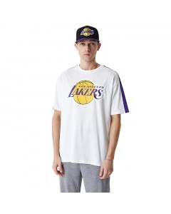 Los Angeles Lakers New Era Colour Block Oversized  T-Shirt