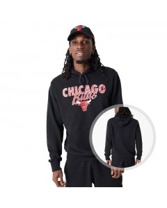 Chicago Bulls New Era Team Script maglione con cappuccio