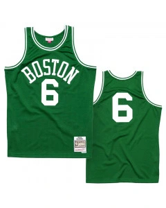 Bill Russell 6 Boston Celtics 1962-63 Mitchell and Ness Swingman Road dres 