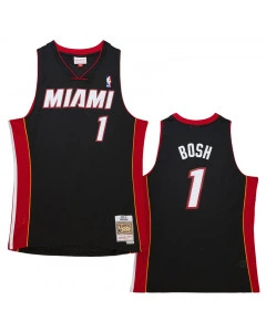 Chris Bosh 1 Miami Heat 2012-13 Mitchell and Ness Swingman Jersey