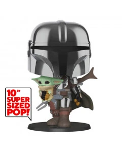 Star Wars: The Mandalorian with The Child Funko POP! Figurine 10" 25,4 cm