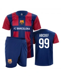 FC Barcelona N°24 Poly Kids Training Set Jersey (Optional printing +16€)