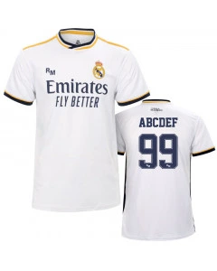 Real Madrid Home Replika Trikot (Druck nach Wahl +13,11€)