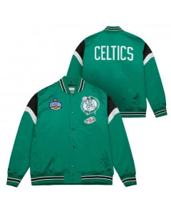 Boston Celtics Mitchell and Ness Heavyweight Satin jakna