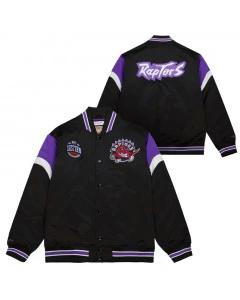 Toronto Raptors Mitchell and Ness Heavyweight Satin Jacket