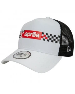 Aprilia New Era A-Frame Trucker Checker Print kapa