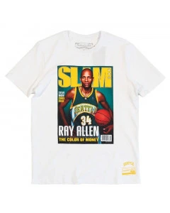 Ray Allen Seattle Supersonics Mitchell and Ness Slam T-Shirt