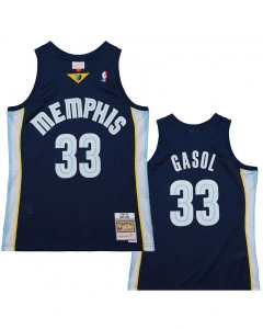 Marc Gasol 33 Memphis Grizzlies 2008-09 Mitchell and Ness Swingman Dark Trikot