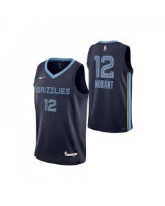 Ja Morant 12 Memphis Grizzlies Nike Icon Edition Swingman Kinder Trikot