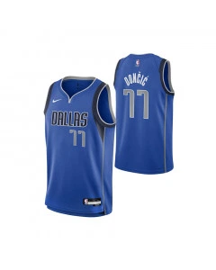 Luka Dončić 77 Dallas Mavericks Nike Icon Edition Swingman Maglia per bambini