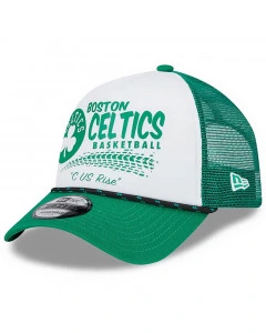 Boston Celtics New Era 9FORTY A-Frame Trucker Rally Drive Cappellino 