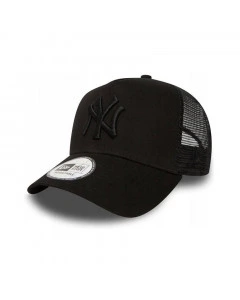 New York Yankees New Era A-Frame Trucker All Black Youth dečji kačket