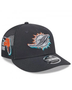 Miami Dolphins New Era 9FIFTY 2024 Draft Low Profile Trucker Cap