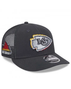 Kansas City Chiefs New Era 9FIFTY 2024 Draft Low Profile Trucker Mütze