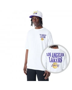 Los Angeles Lakers New Era Script Oversized majica 