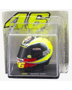 Valentino Rossi VR46 Season 2005 AGV Mini čelada 1:5