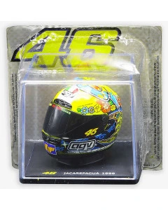 Valentino Rossi VR46 Brazil 1999 AGV Mini čelada 1:5