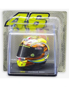 Valentino Rossi VR46 Italy Mugello 2004 AGV Mini čelada 1:5