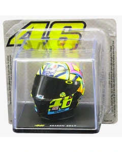 Valentino Rossi VR46 Season 2017 AGV Mini čelada 1:5