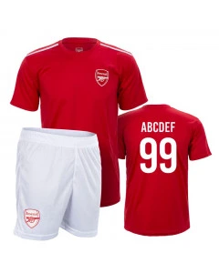 Arsenal N°1 Poly Kinder Training Trikot Komplet Set (Druck nach Wahl +16€)