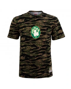 Boston Celtics Mitchell & Ness Tiger Camo Oversized T-Shirt